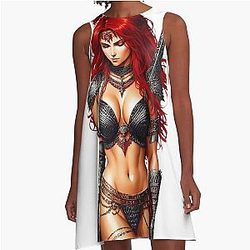 Red Sonja Warrior Princess Dress