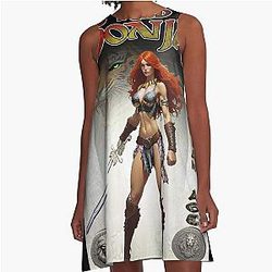 Red Sonja by Dimitrije K A-Line Dress