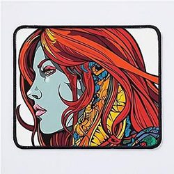 Red Sonja Profile Mouse Pad