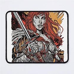 Red Sonja Warrior Mouse Pad