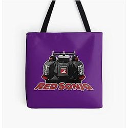 Audi Sport Red Shirt All Over Print Tote Bag