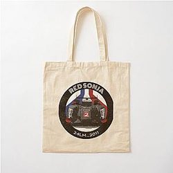 Audi Sport Red Cotton Tote Bag