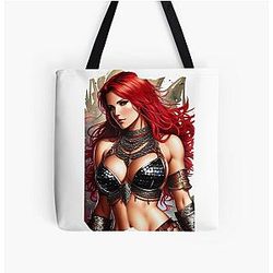 Red Sonja Illustration Tote Bag