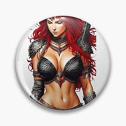 Red Sonja Warrior Princess Pin