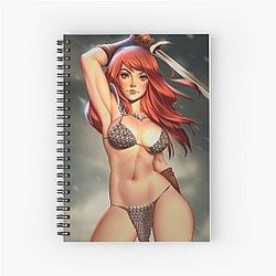 Red Sonja Marvel Spiral Notebook