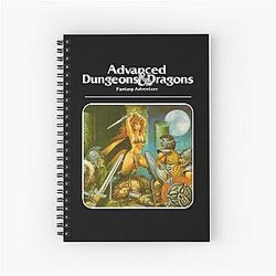 Advanced Dungeons Dragons Red Sonja Spiral Notebook