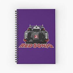 Audi Sport Red Spiral Notebook