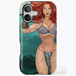 Red Sonja Moonlight iPhone Case