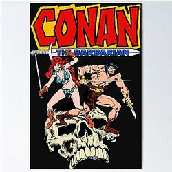 Conan the Barbarian and Red Sonja Poster