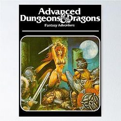 Advanced Dungeons & Dragons Red Sonja Poster