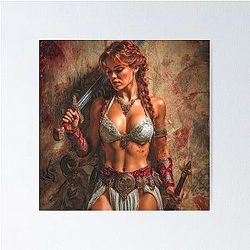 Red Sonja Warrior with a Sword Poster