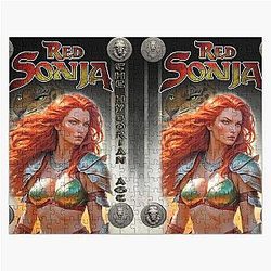 Red Sonja by Dimitrije Kebara Jigsaw Puzzle