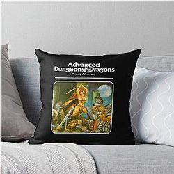 Advanced Dungeons and Dragon Red Sonja Throw Pillow