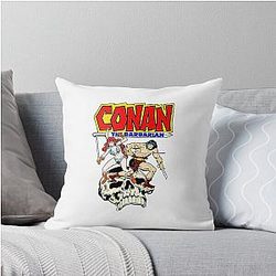 Conan Red Sonja Throw Pillow