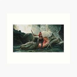 Red Sonia of Rogatino Art Print