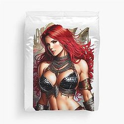 Red Sonja Duvet Cover