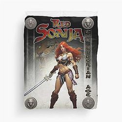 Red Sonja by Dimitrije Duvet Cover