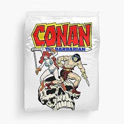 Conan and Red Sonja Duvet Cover
