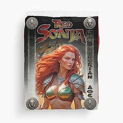 Red Sonja by Dimitrije Duvet Cover