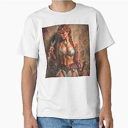 Red Sonja Warrior with a Sword Classic T-Shirt