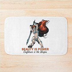 Beauty Is Power - Red Vixen Energy Bath Mat