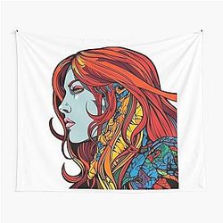 Red Sonja Profile Tapestry
