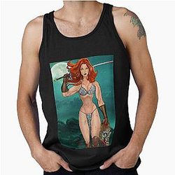 Red Sonja Moonlight Tank Top