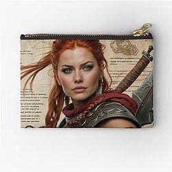 The Red Sonja Zipper Pouch