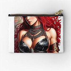 Red Sonja Illustration Zipper Pouch
