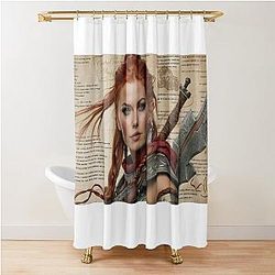 The Red Sonja Shower Curtain