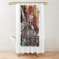 Red Sonja Warrior Shower Curtain