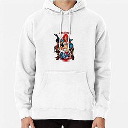 Red Sonja Warrior Queen Bloody Sword Fantasy Comic Heroine Art Pullover Hoodie