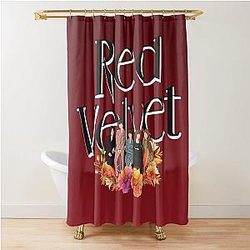 Red Velvet Shower Curtain