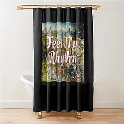 Red Velvet Feel My Rhythm Garden of Delights Shower Curtain