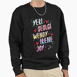 Red Velvet Pullover Sweatshirt