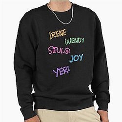 Red Velvet Name Tag Pullover Sweatshirt