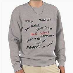 Red Velvet Kpop, Russian Roulette Lucky Pullover Sweatshirt