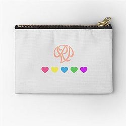 Red Velvet Zipper Pouch