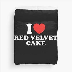 I Love Velvet Cake Duvet Cover