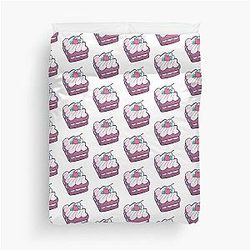 Mini Red Velvet Cake Duvet Cover