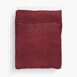 Dark Red Velvet Duvet