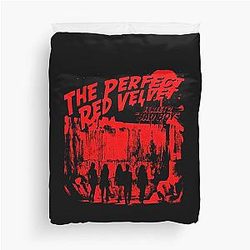 The Perfect Red Velvet Duvet Cover