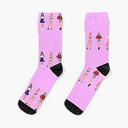 Red Velvet Group Psycho Socks Silhouette Studio