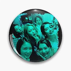 Red Velvet Kpop Group Members Korean Kpop RGB Color Design Pin