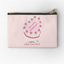 Red Velvet Ice Cream Cake Kpop Merch for Fans Gift for Reveluv Zipper Pouch