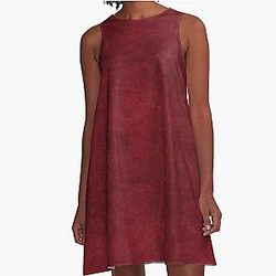 Dark Red Velvet Dress