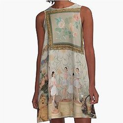 Red Velvet Feel My Rhythm A-Line Dress