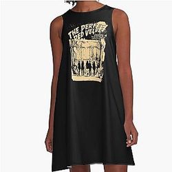 Red Velvet - Bad Boy A-Line Dress