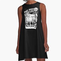 Red Velvet - Bad Boy A-Line Dress