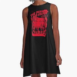 Red Velvet - Bad Boy A-Line Dress